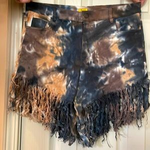 Tie-dye shorts